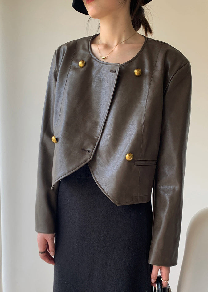 Beatrix | Women's Cropped Collarless Jacket