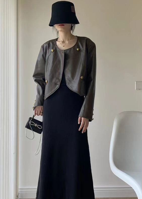 Beatrix | Women's Cropped Collarless Jacket