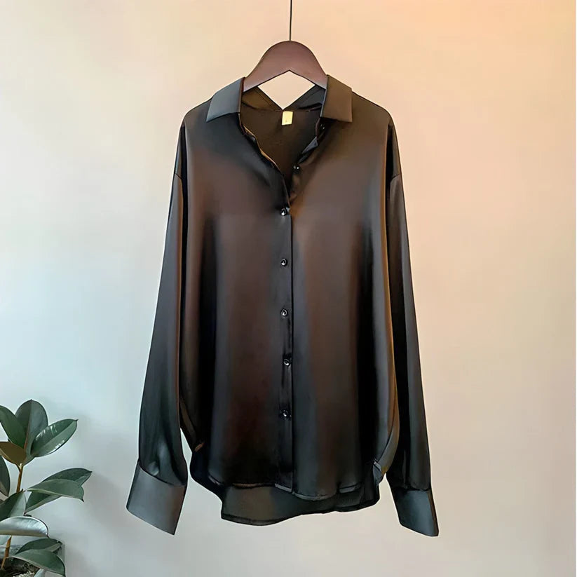 Sophia | Long Sleeve Button-Up Shirt