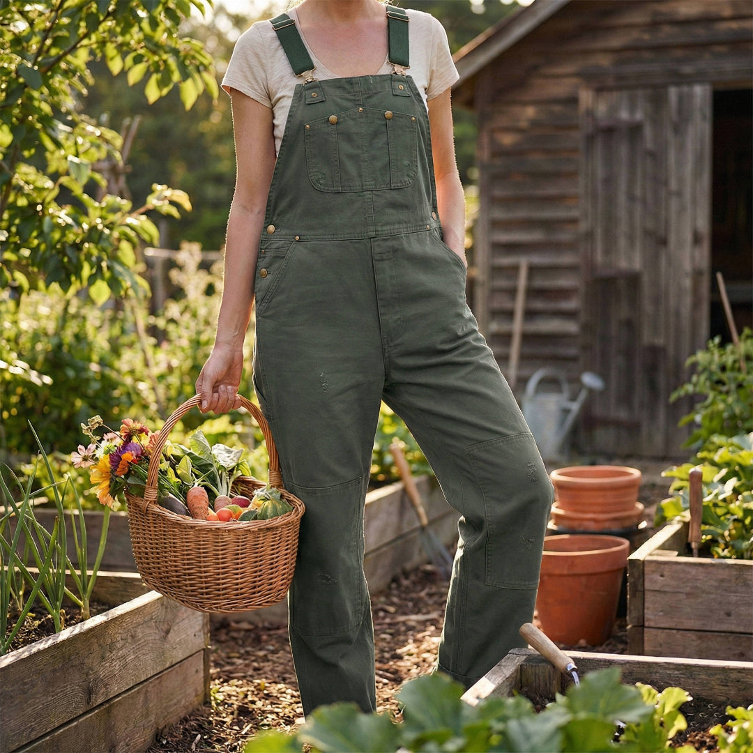 Reagan | Women's Canvas Bib Overalls
