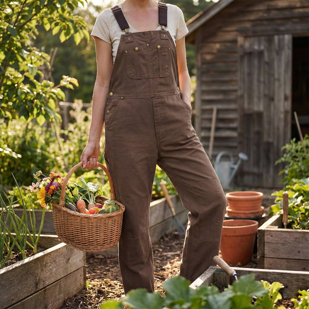 Reagan | Women's Canvas Bib Overalls