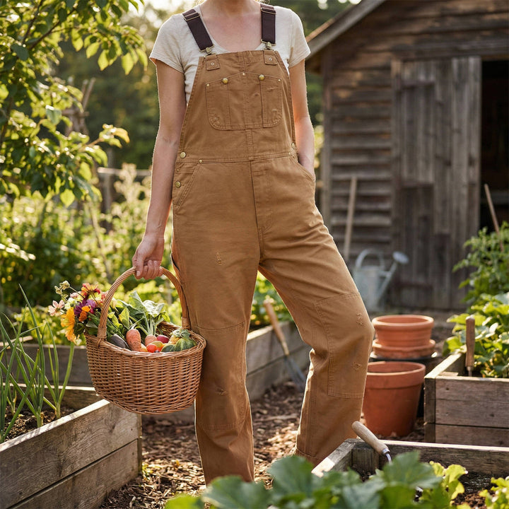 Reagan | Women's Canvas Bib Overalls
