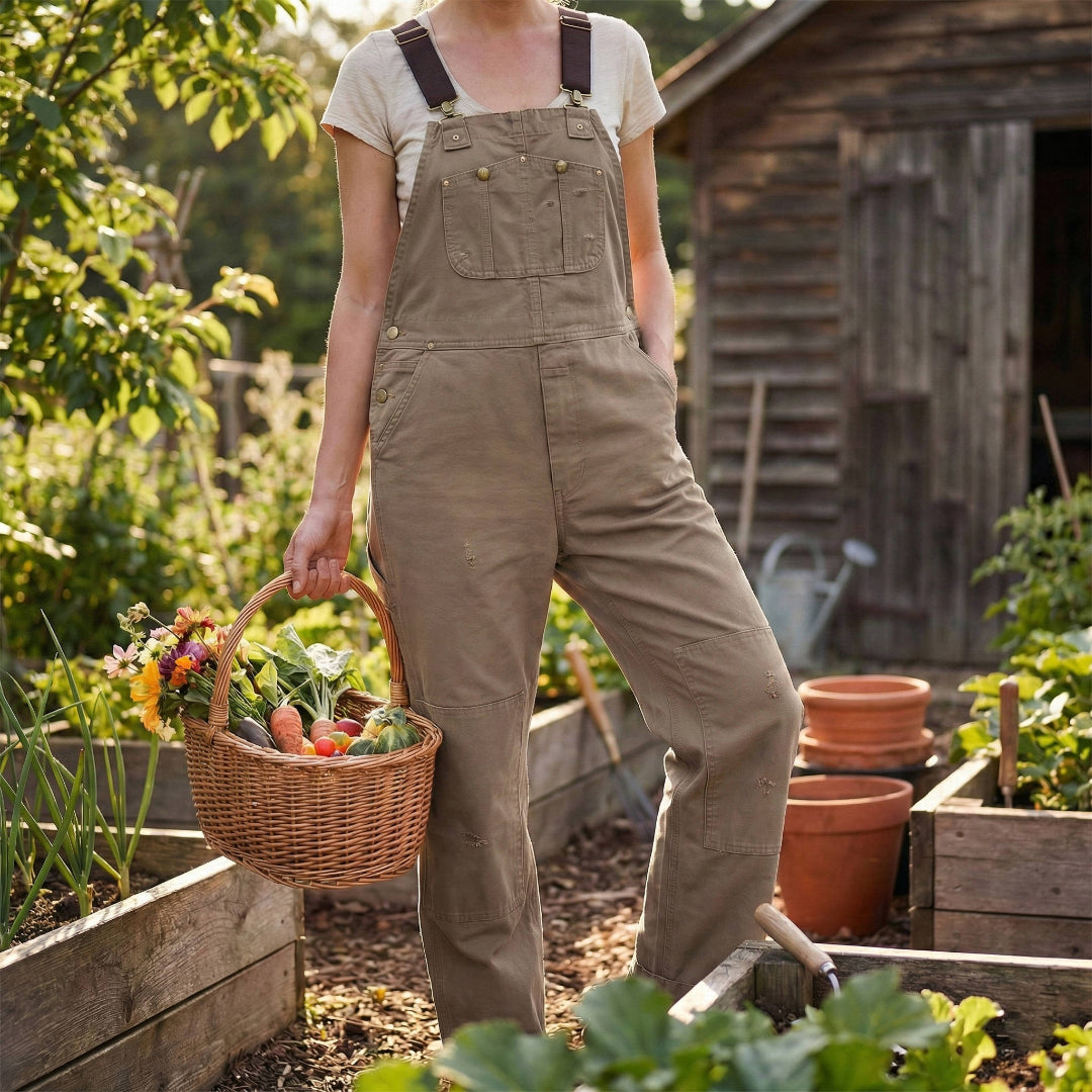Reagan | Women's Canvas Bib Overalls