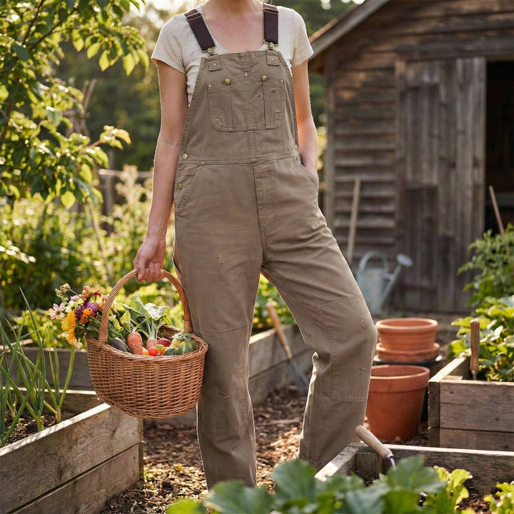 Reagan | Women's Canvas Bib Overalls