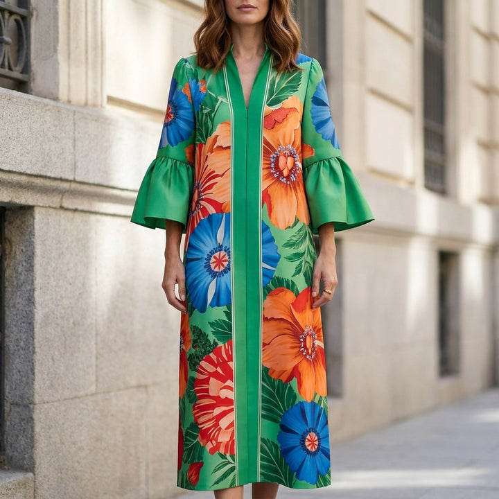 Riviera | Bloom Statement Floral Midi Dress
