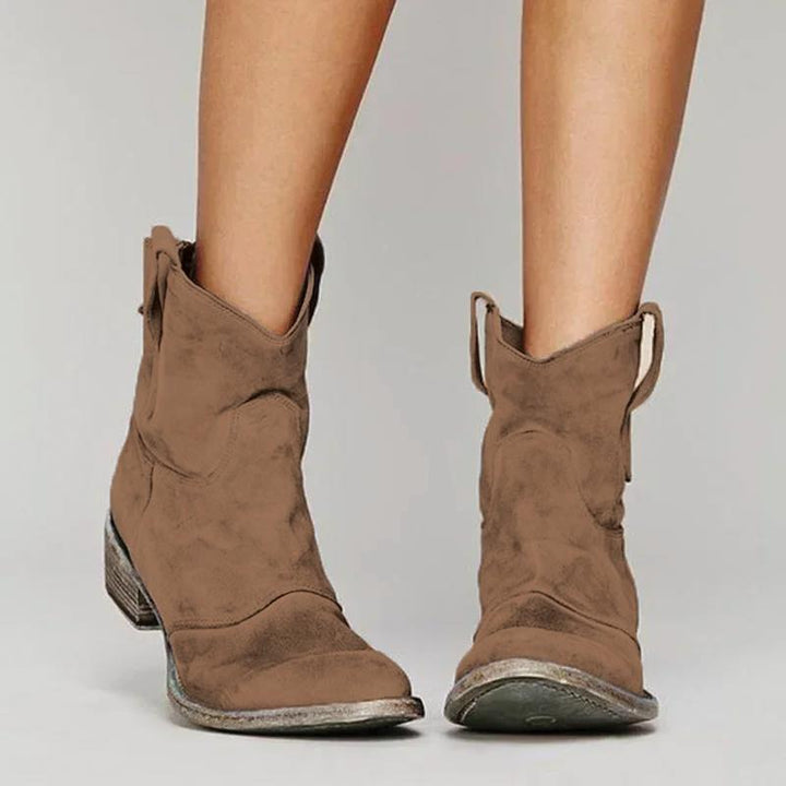 Zoe | Western Ankle Boots
