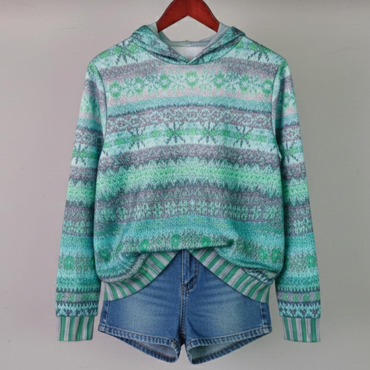 Judy | Printed Casual Hoodie