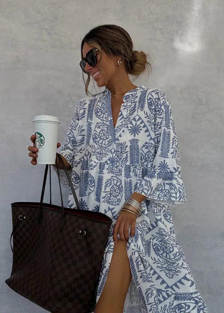 Idalina | Stylish Printed Dress