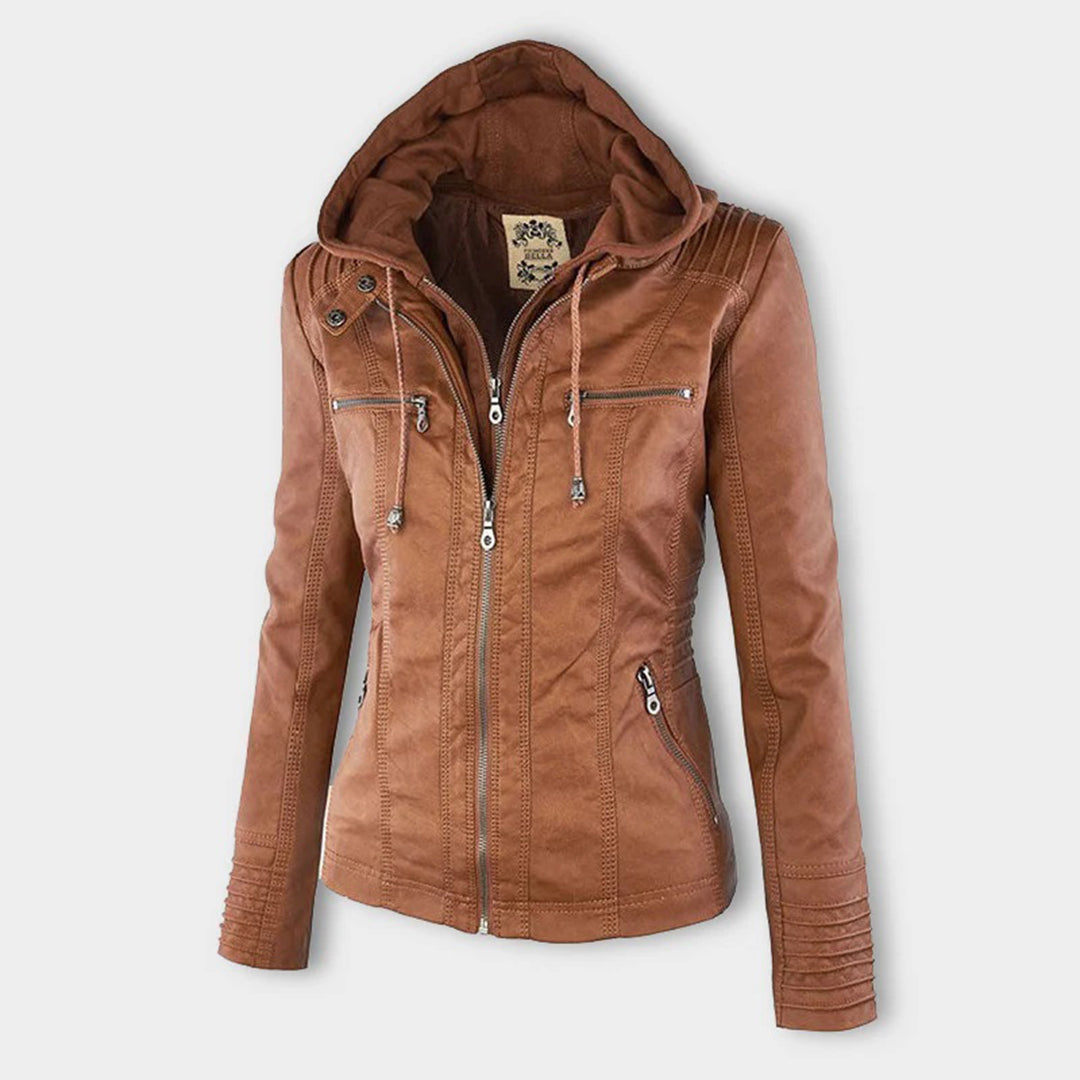 Vivienne | Weather Resistant Leather Jacket