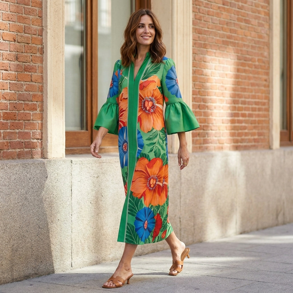 Riviera | Bloom Statement Floral Midi Dress