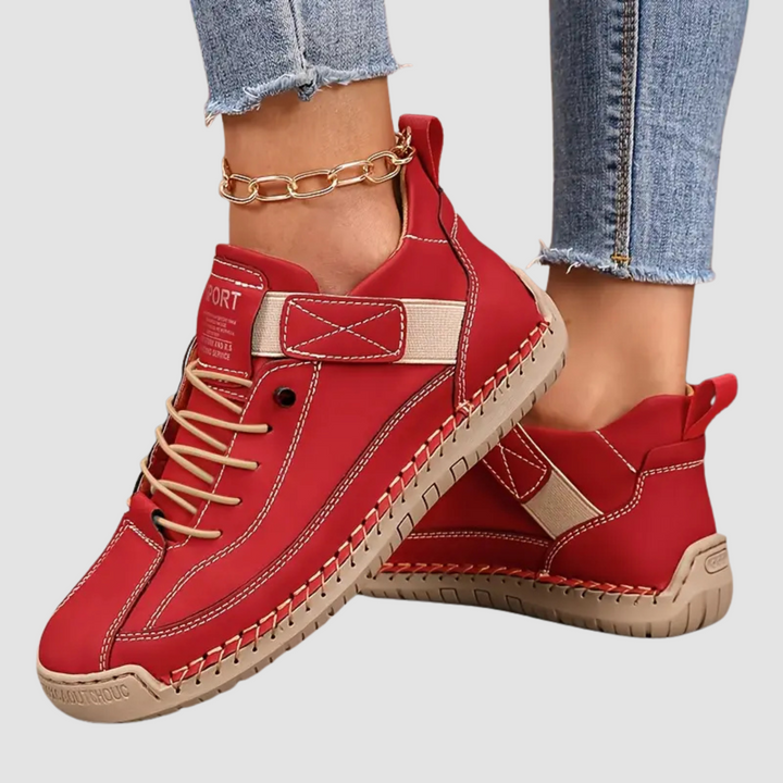 Mabel | Slip-On Leather Sneakers