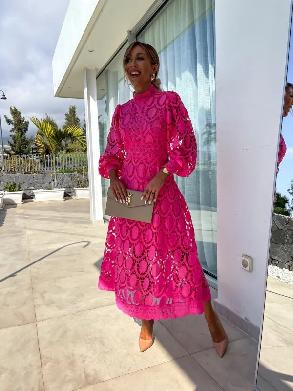 Adeline | Women’s Lace Midi Dress