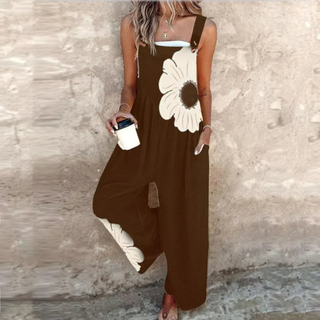 Dana | Graphic Floral Maxi Dress