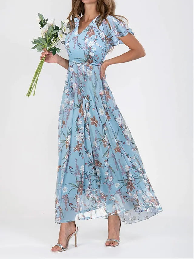 Alana | Women's Floral Summer Maxi Dress