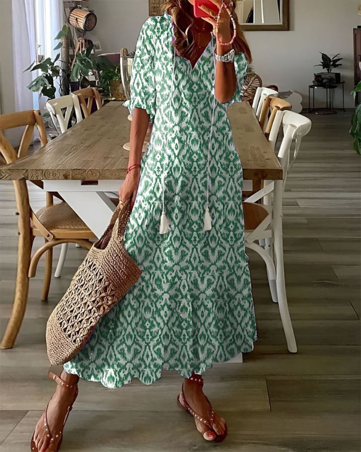 Chelsea | Tassel Tie Front Maxi