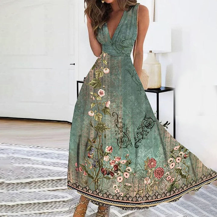 Magnolia | Women’s Sleeveless Floral Maxi Dress