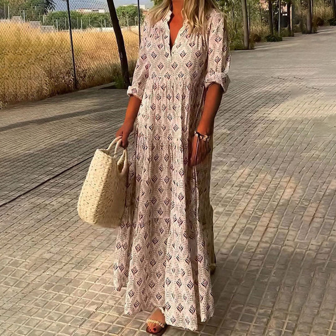 Elaine | Maxi Boho Print