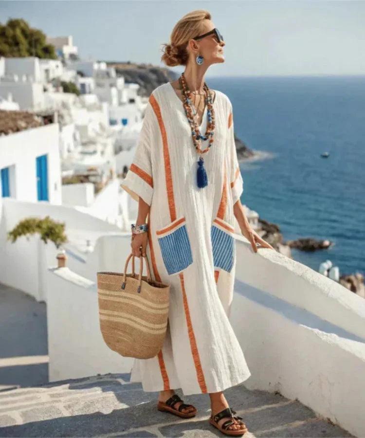 Kathleen | Elegant Loose Fit Summer Maxi Dress