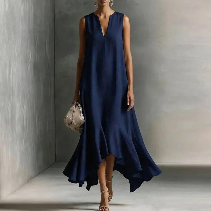 Andrea | V Neck Flowy Sundress