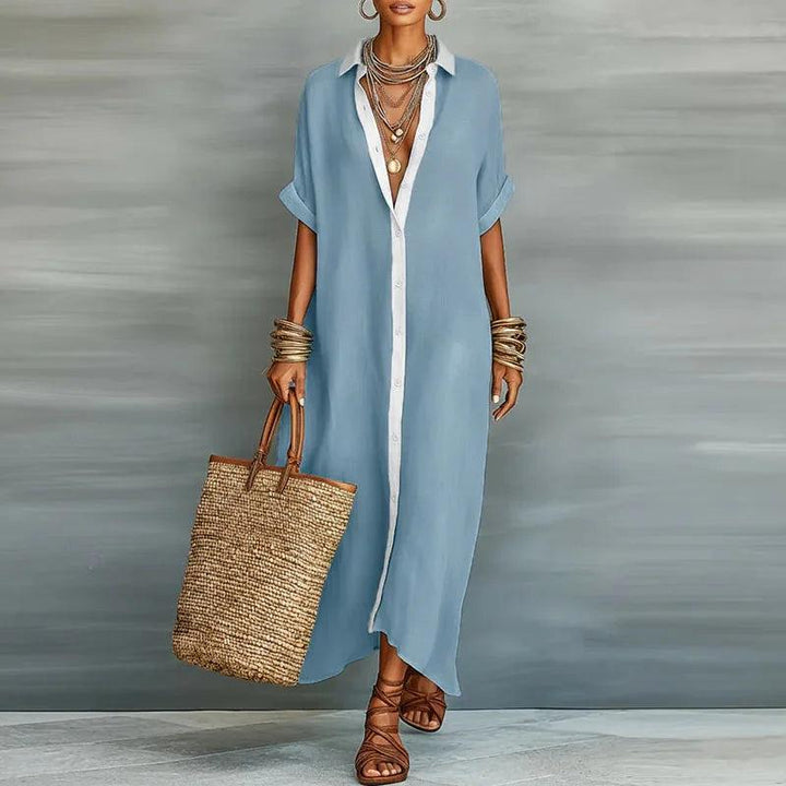 Kaelen | Women’s Linen Shirt Sundress