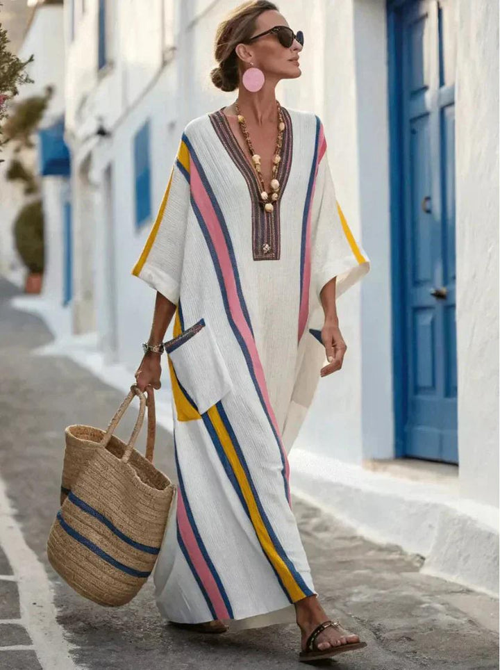 Kathleen | Elegant Loose Fit Summer Maxi Dress