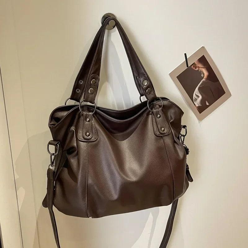 Demi | Large soft leather bag