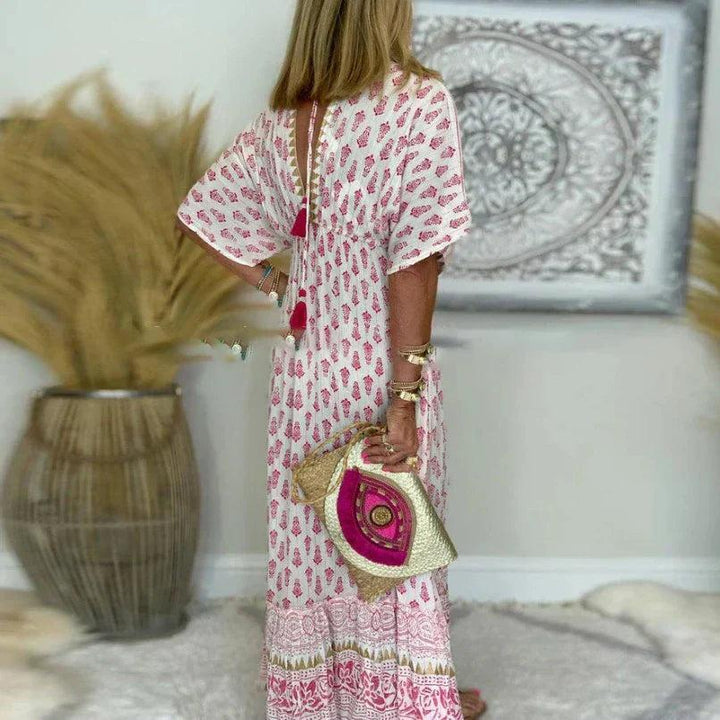 Francesca | Boho Print Maxi