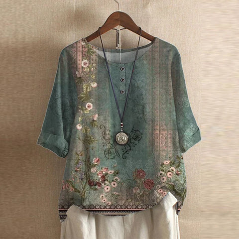 Fiona | Vintage Floral Print
