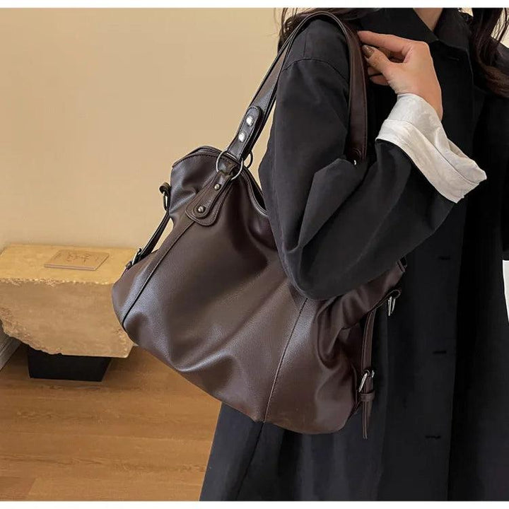 Demi | Large soft leather bag