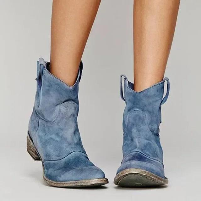 Zoe | Western Ankle Boots