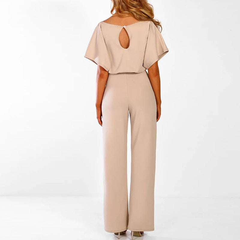 Madison | Women's Elegant Belted Jumpsuit