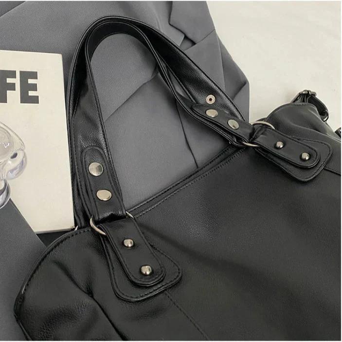 Demi | Large soft leather bag