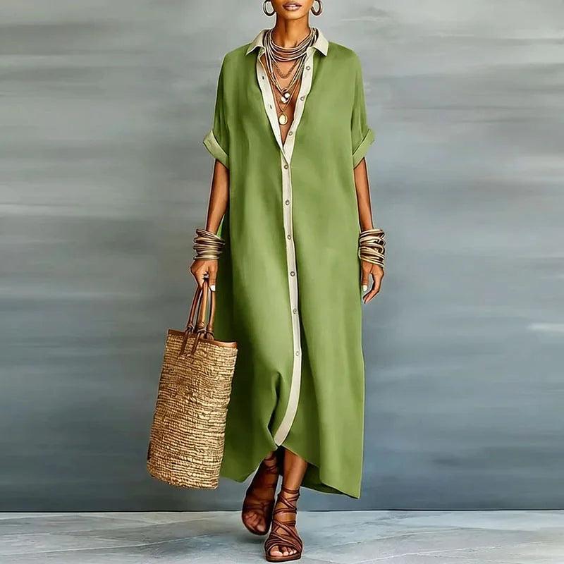 Kaelen | Women’s Linen Shirt Sundress