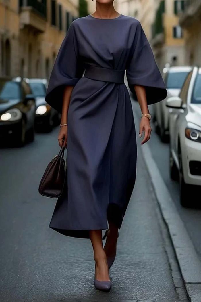 Wendy | Elegant Dress with Lantern Sleeves