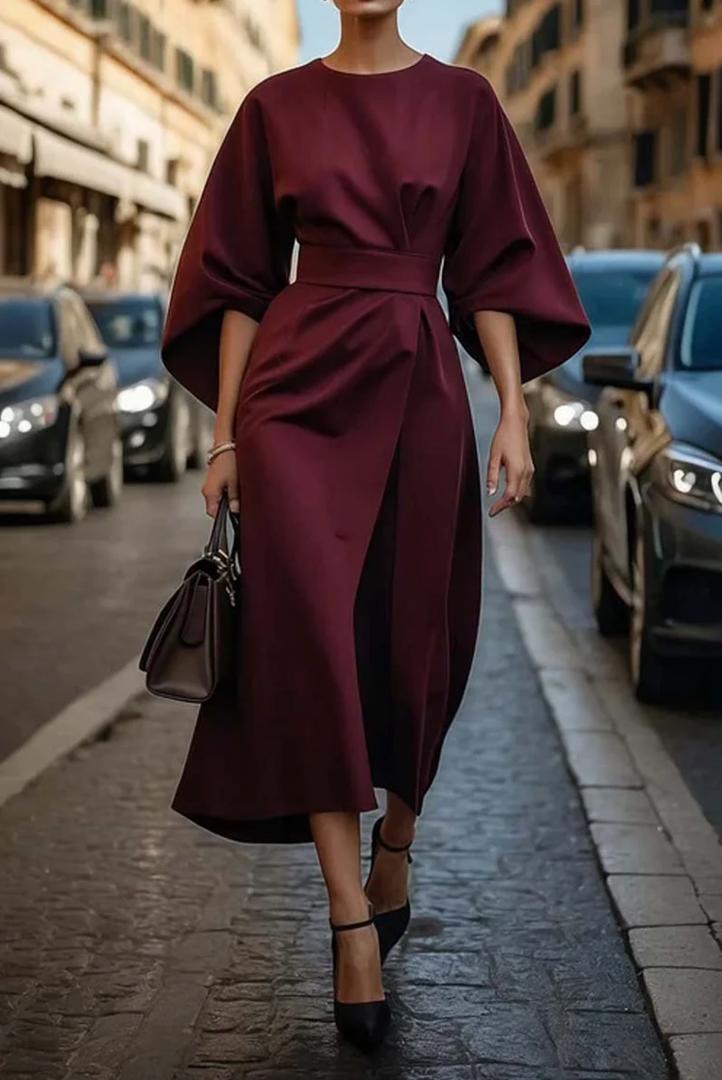 Keira | Eleagnt Sleeve Summer Maxi Dress