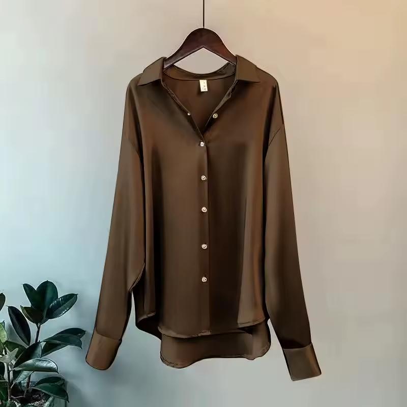 Sophia | Long Sleeve Button-Up Shirt
