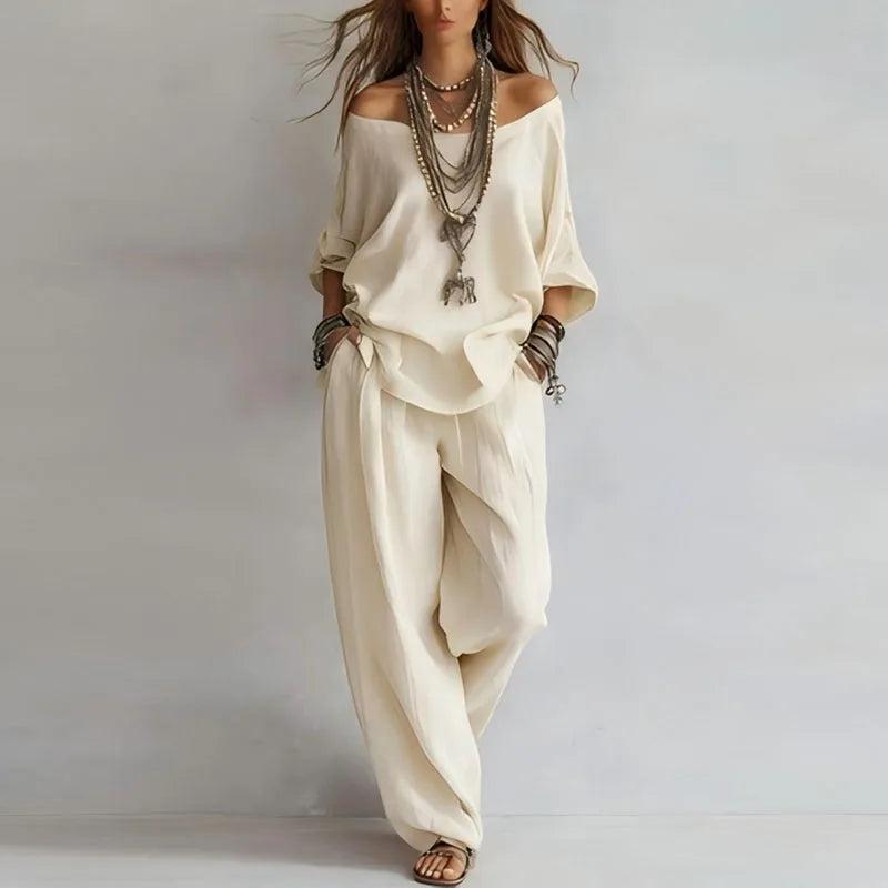 Tessa | Women’s Off-Shoulder Co-ord Set