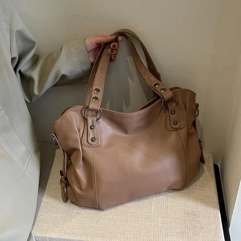 Demi | Large soft leather bag