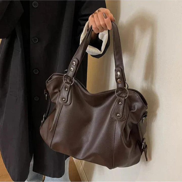 Demi | Large soft leather bag