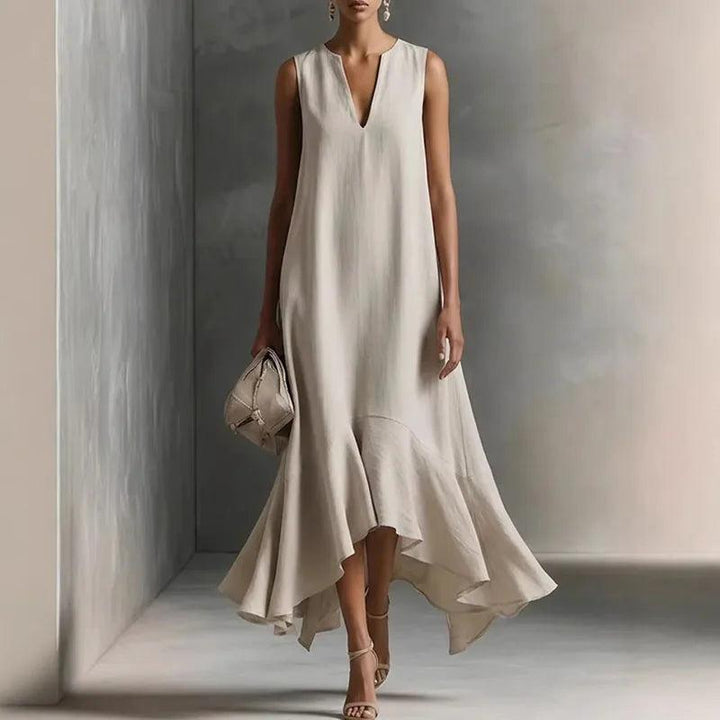 Andrea | V Neck Flowy Sundress