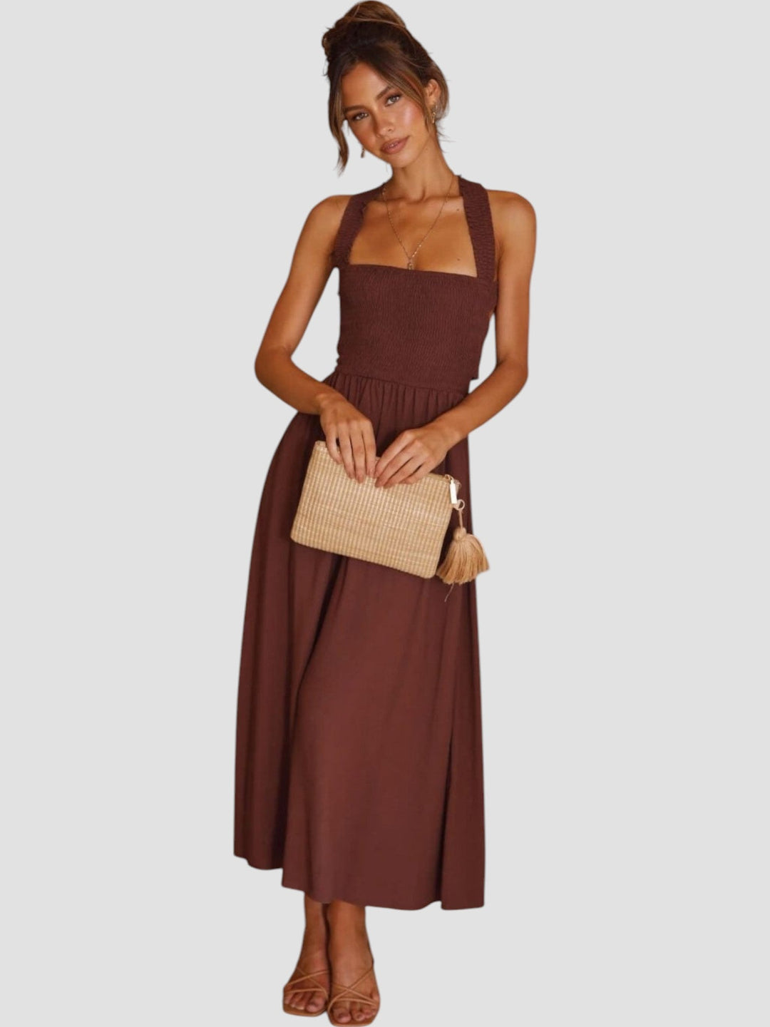 Lark | Smocked Bodice Midi Dress