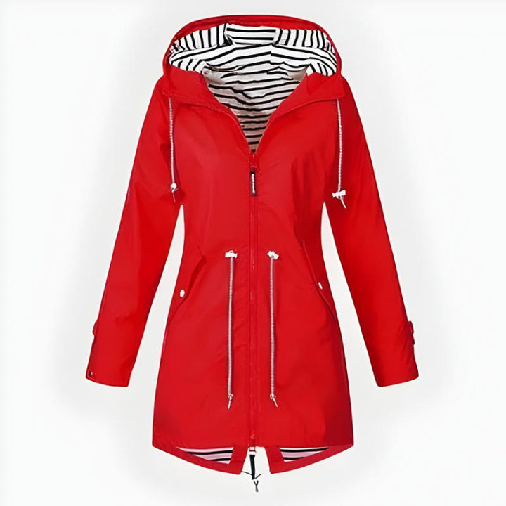 Greer | Women’s Stylish Long Rain Jacket