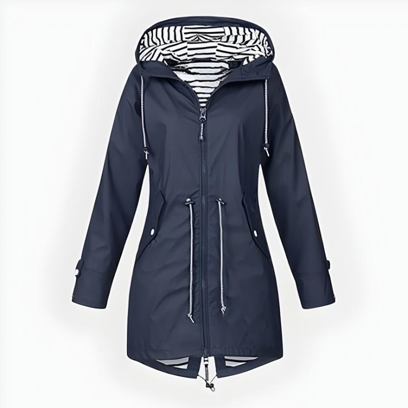Greer | Women’s Stylish Long Rain Jacket
