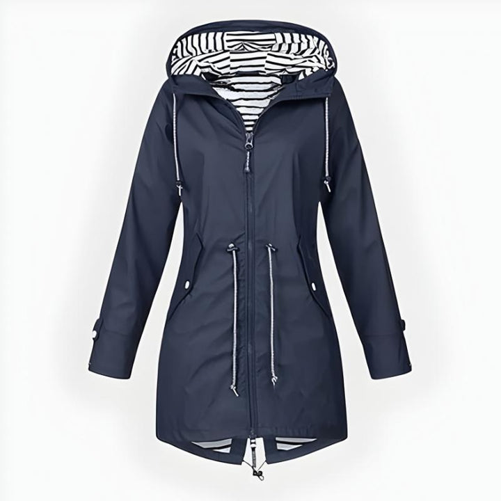 Greer | Women’s Stylish Long Rain Jacket