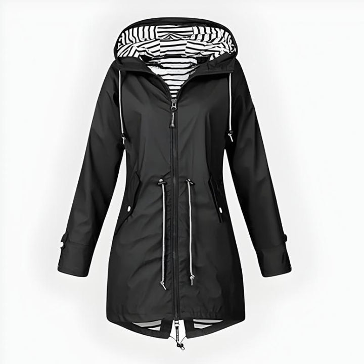 Greer | Women’s Stylish Long Rain Jacket