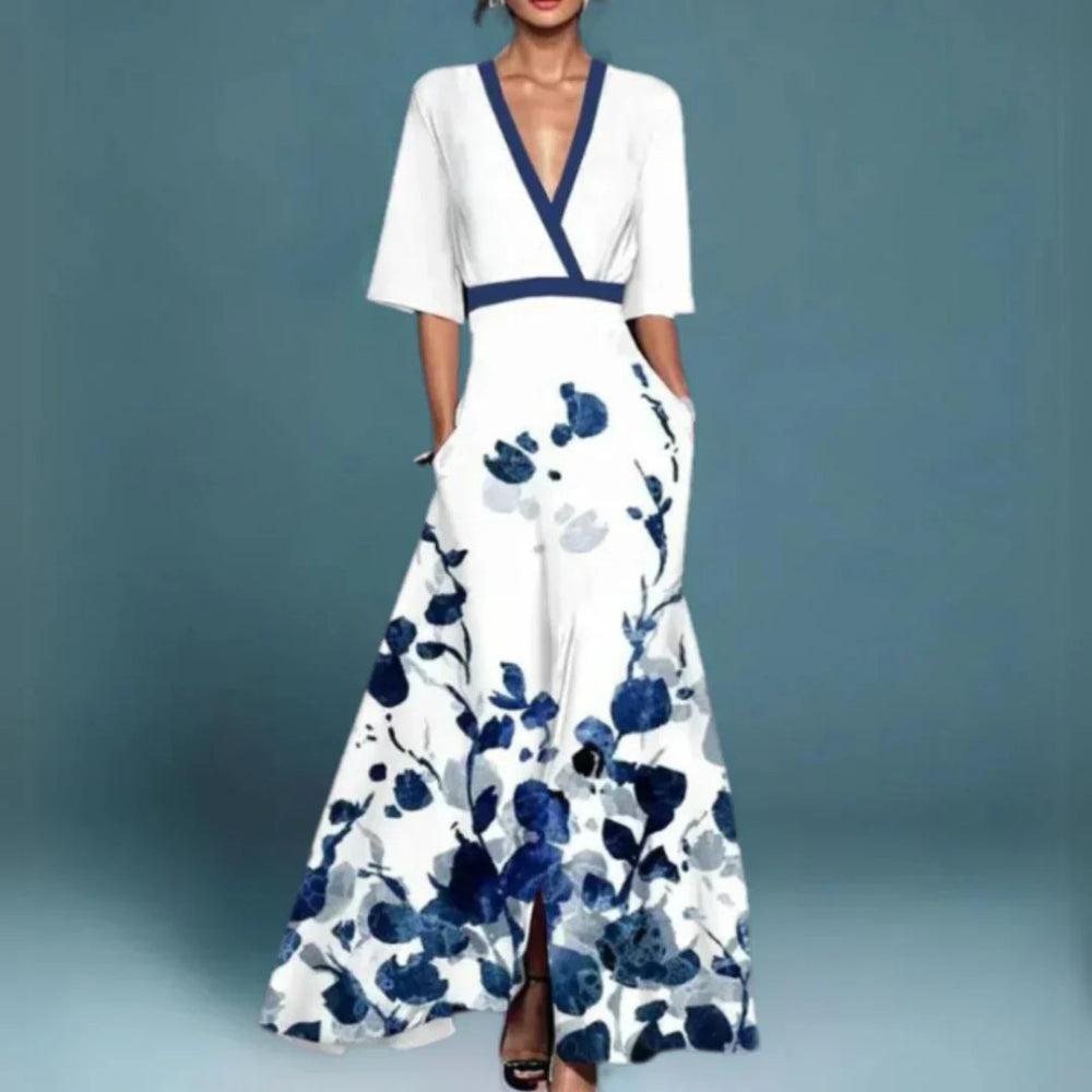 Riley | Elegant Maxi Dress with Floral Pattern