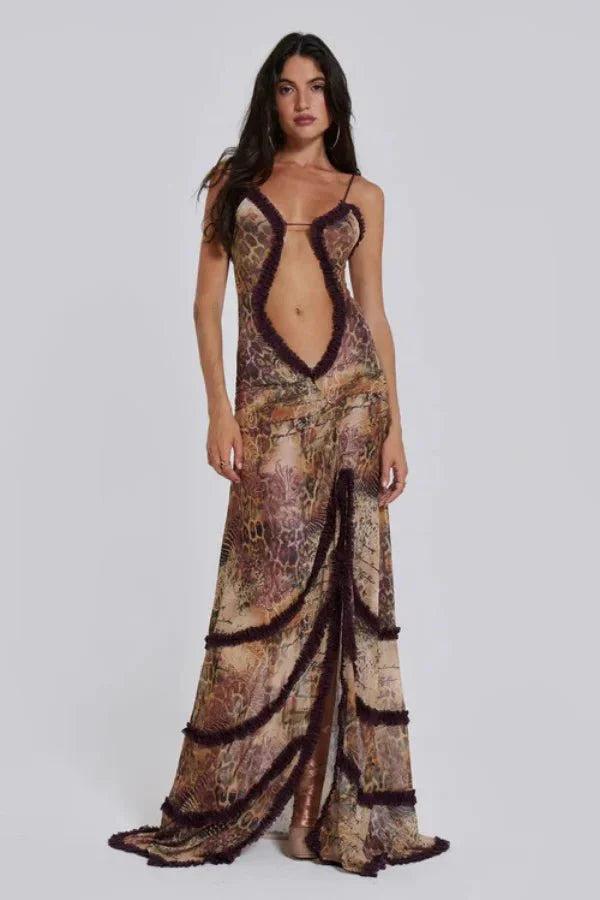 Alondra | High Split Maxi Dress