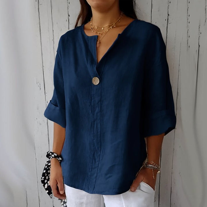Valentina |Valence Linen Blouse