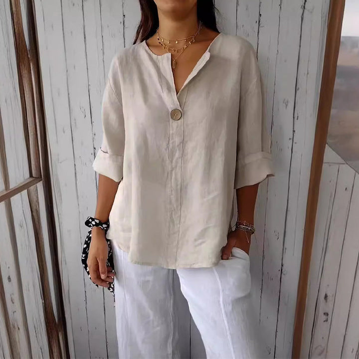 Valentina |Valence Linen Blouse