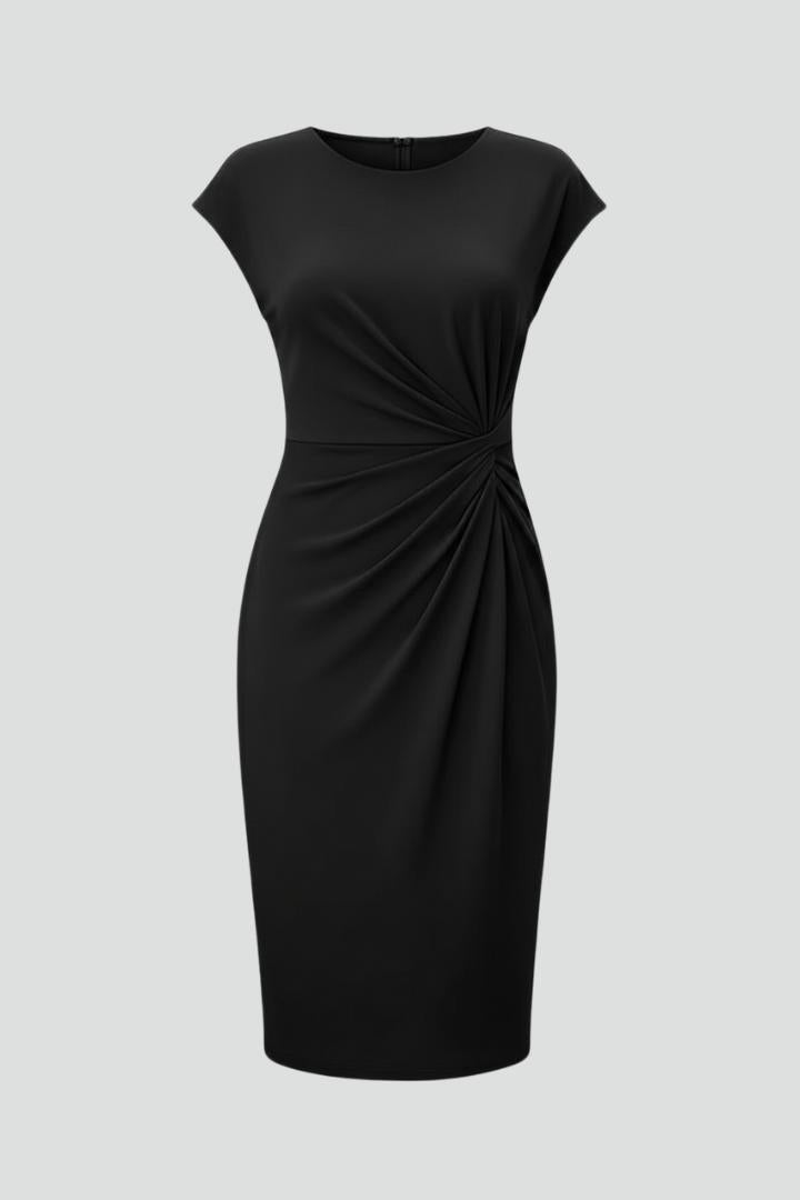 Jovie | Women’s Round Neck Knee-Length Dress